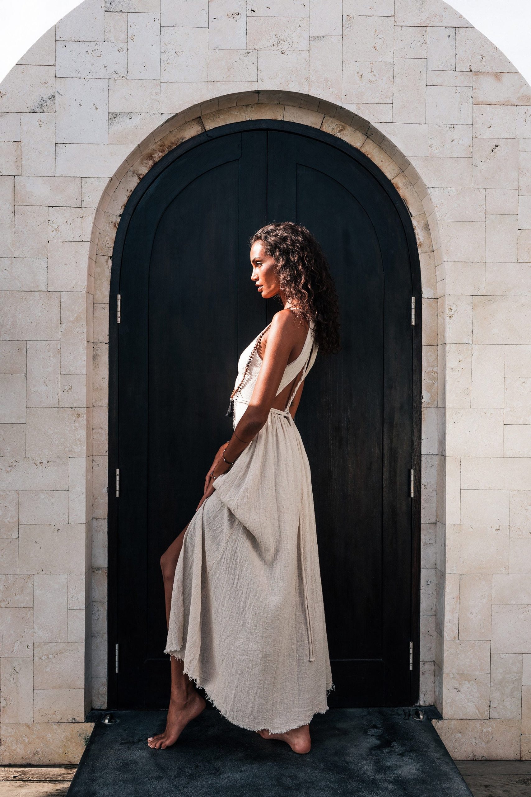 Off White Boho Bridal Dress Beach Wedding Summer Off White Boho Bridal Dress Beach Wedding Summer