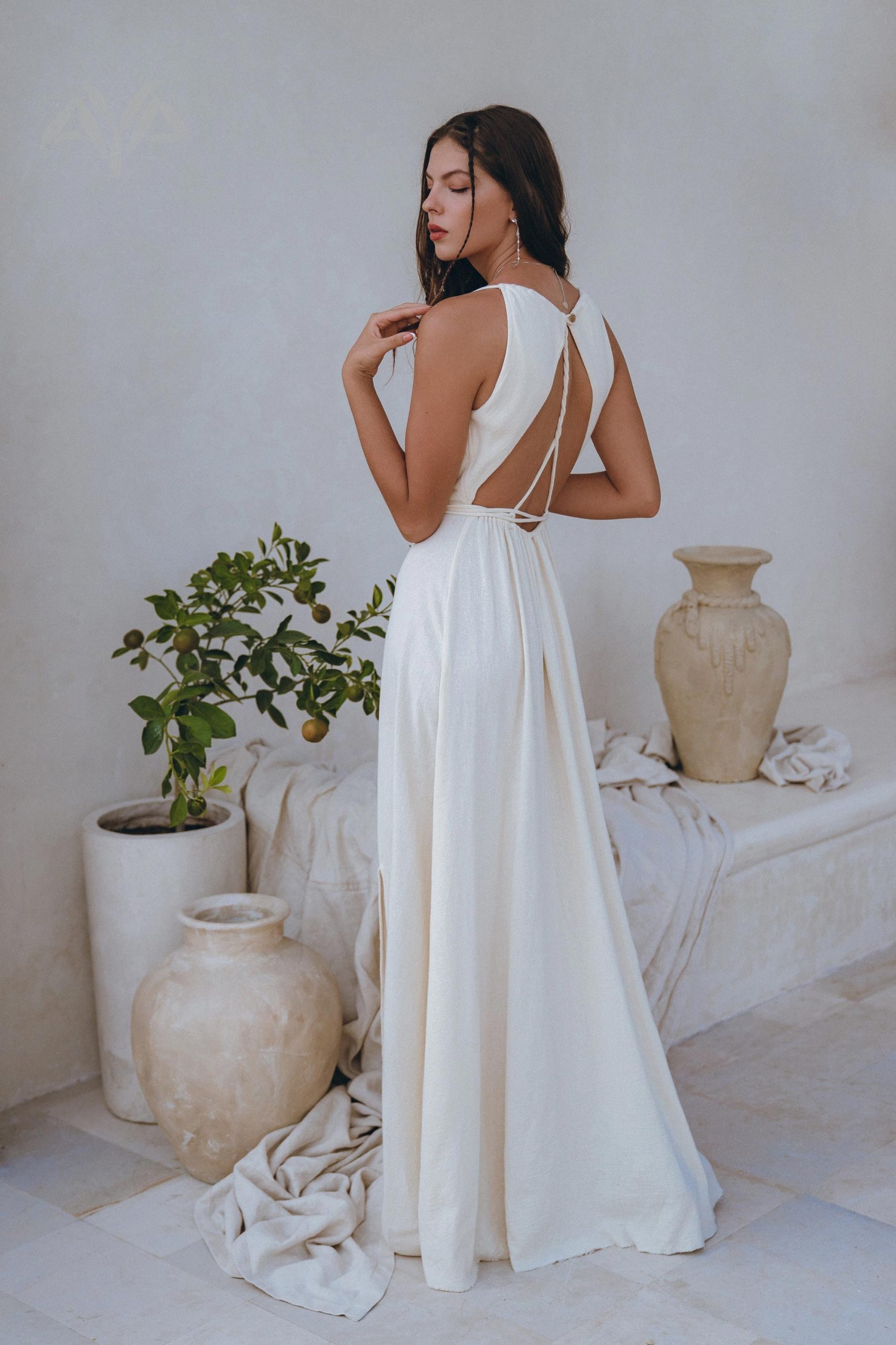 Off White Boho Bridal Dress Beach Wedding Summer Off White Boho Bridal Dress Beach Wedding Summer